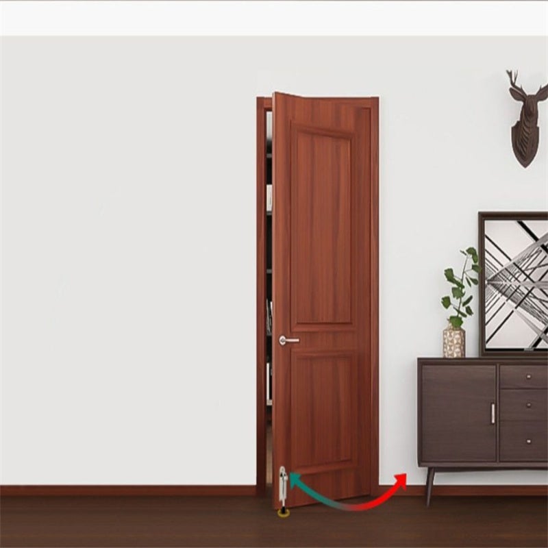 Butée de Porte en Acier Inoxydable - Installation Facile et Ajustable - Avec vis modèle de repose-pieds - noir grand 14.8*2.8cm - 4