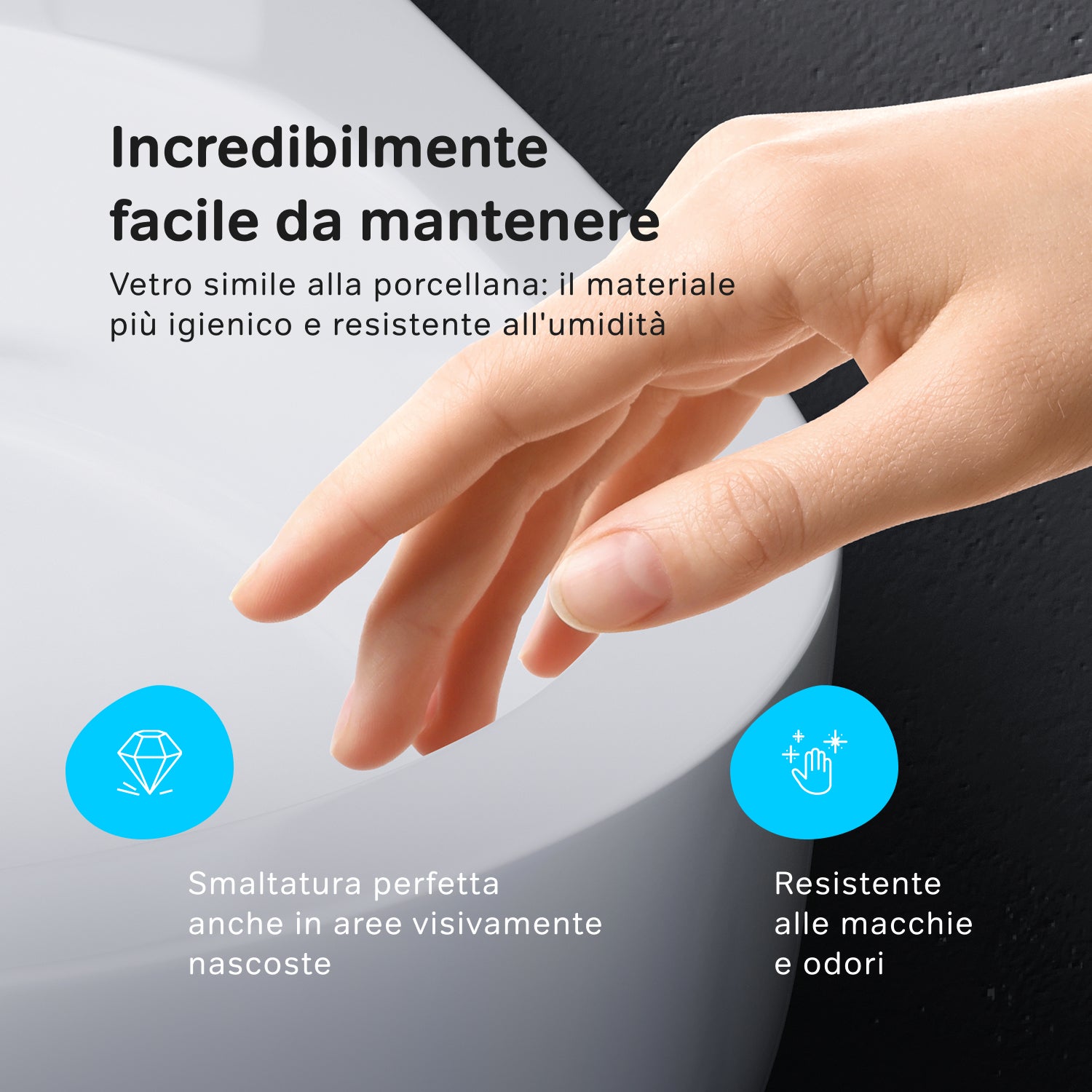 WC Suspendu en céramique sans bride Cuvette Toilette WC suspendu sans bord FlashClean abattant amovible frein de chute Softclosing Blanc AM.PM X-Joy S - 9