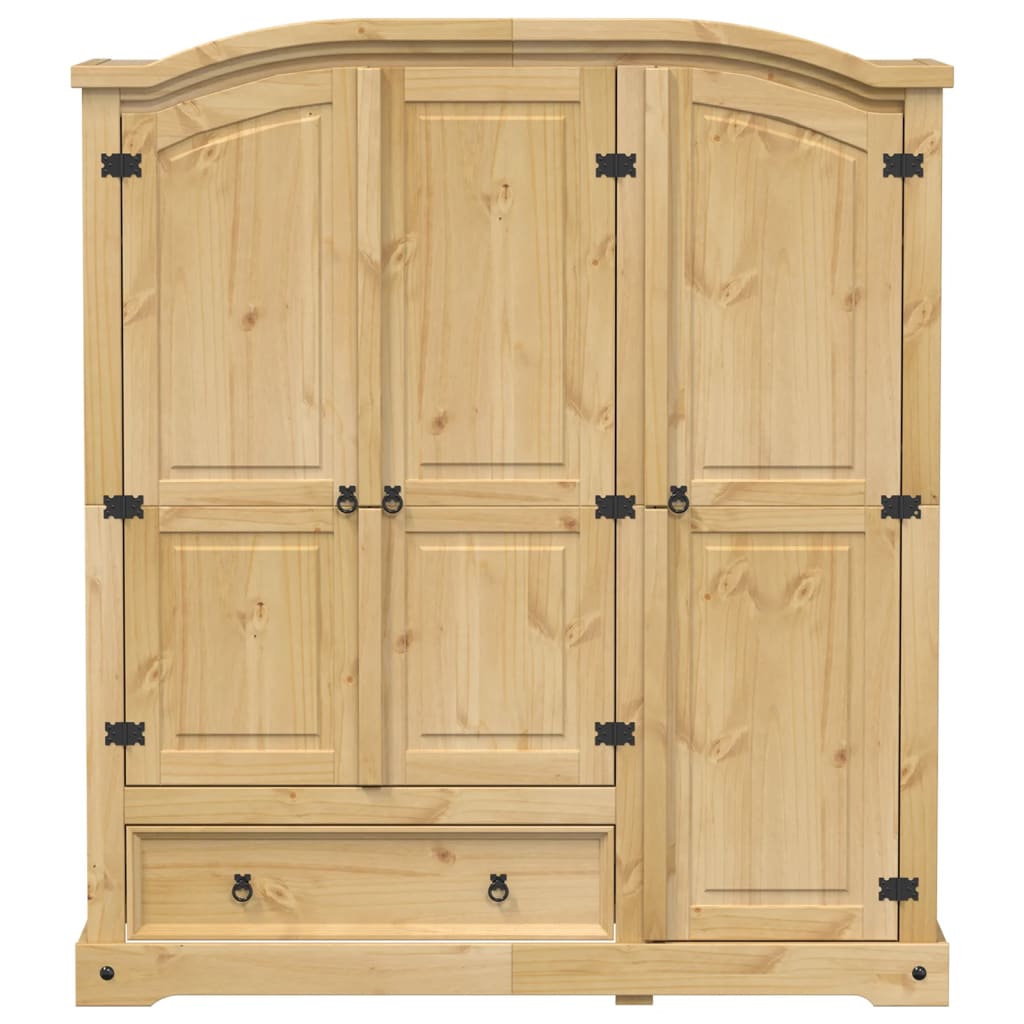 Armoire Corona en pin massif 151,5x52x170 cm | Leroy Merlin
