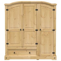 Armoire Corona en pin massif 151,5x52x170 cm | Leroy Merlin
