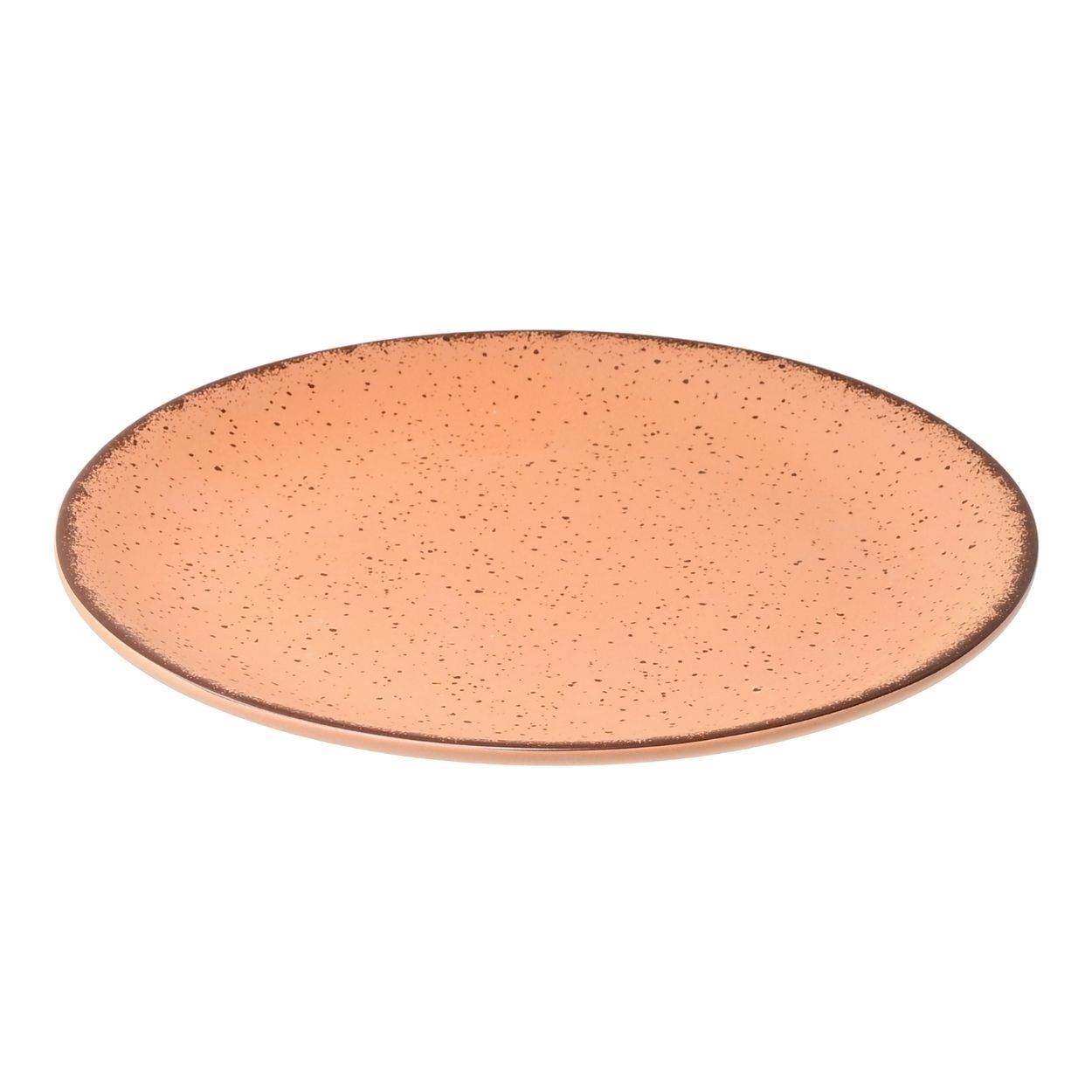 Talerz obiadowy Terra Salmon Estia porcelana pomarańczowy 27 cm 1 szt.