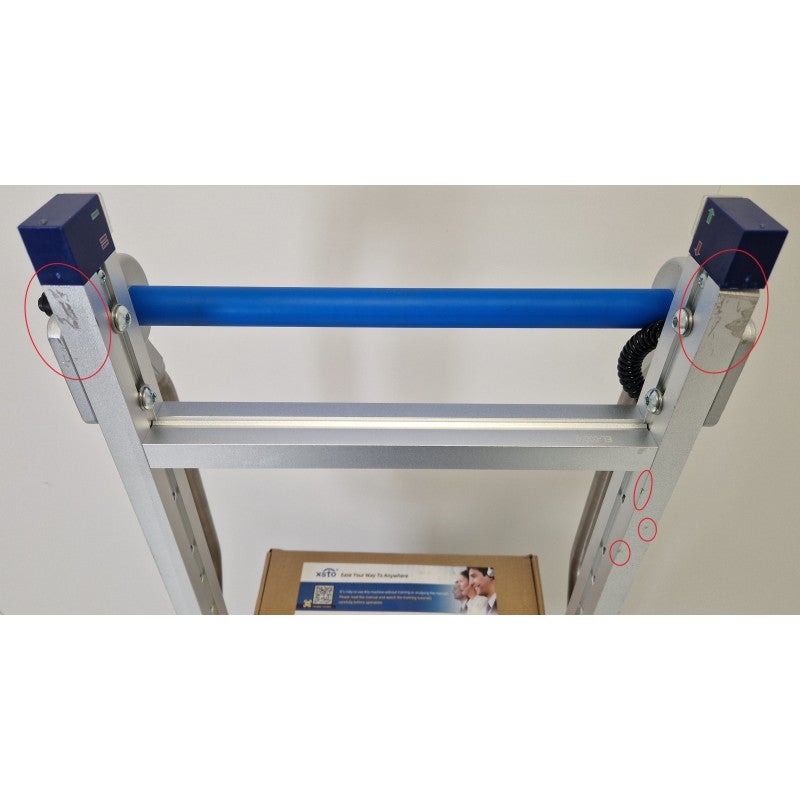 Diable monte-escaliers électrique avec frein STOCKMAN - Roues increvables - Charge 170kg - DMEG170 - 9