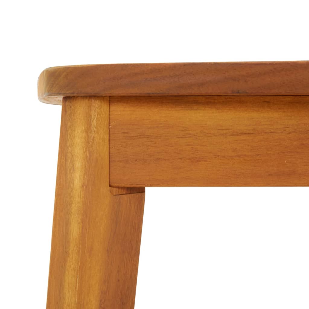 Table de jardin en bois d'acacia massif 160x90x75 cm - 4