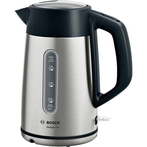 Bollitore Bosch MyMoment TWK3M121 – 1,7 Litri, Spegnimento Automatico, Filtro Anticalcare E Indicatore A Tazze