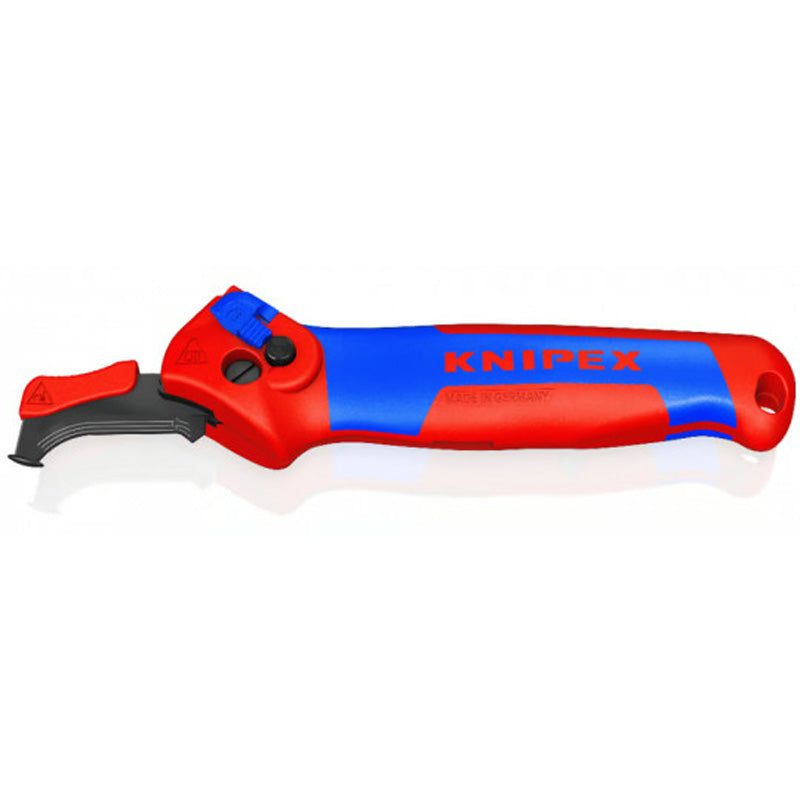 Nóż do ściągania izolacji KNIPEX wielofunkcyjny z ergonomiczną rękojeścią i uniwersalnym ostrzem
