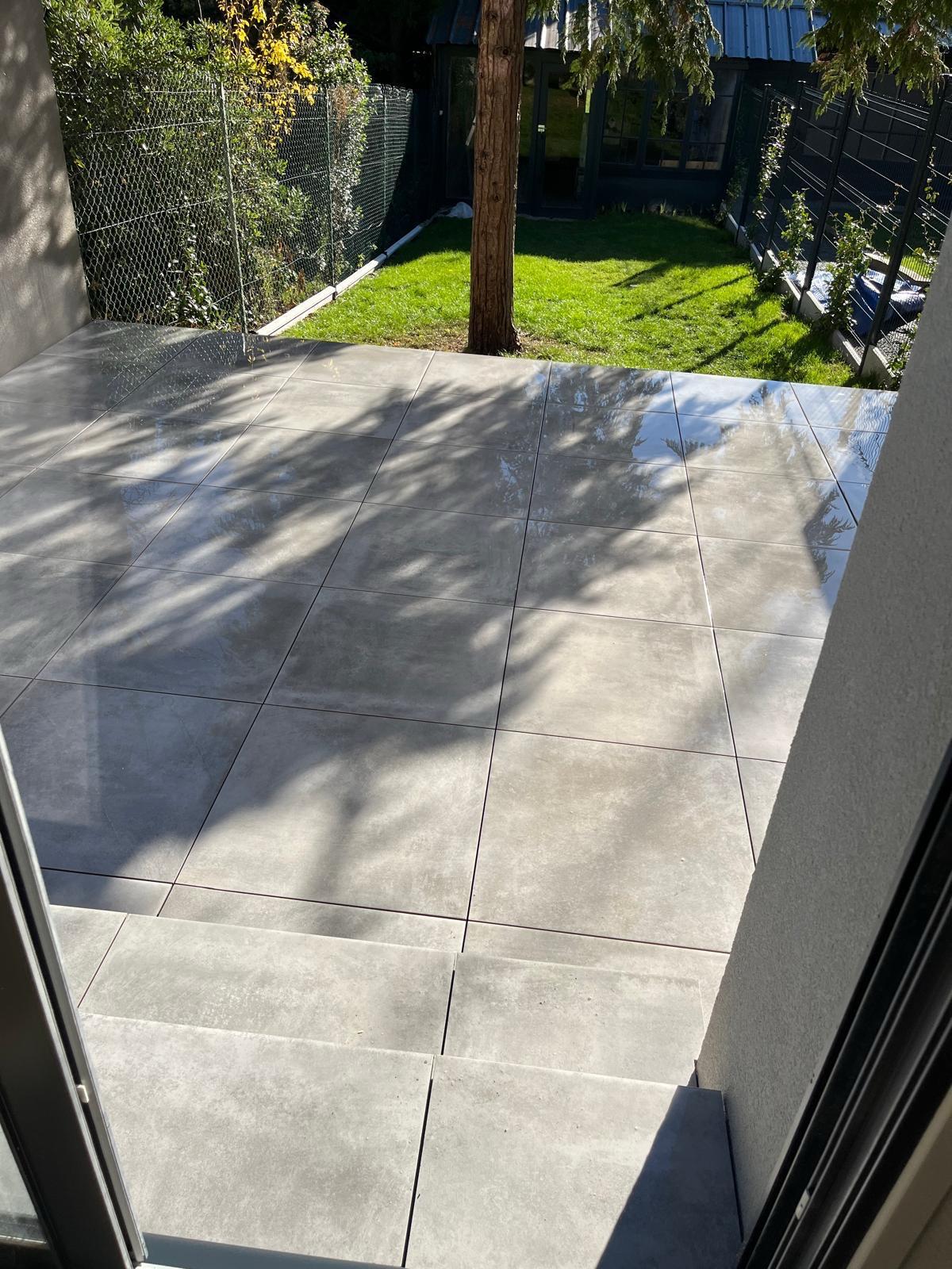 Dalle extérieure GRISE l.60xL.60 cm - Epaisseur 20 mm - 11