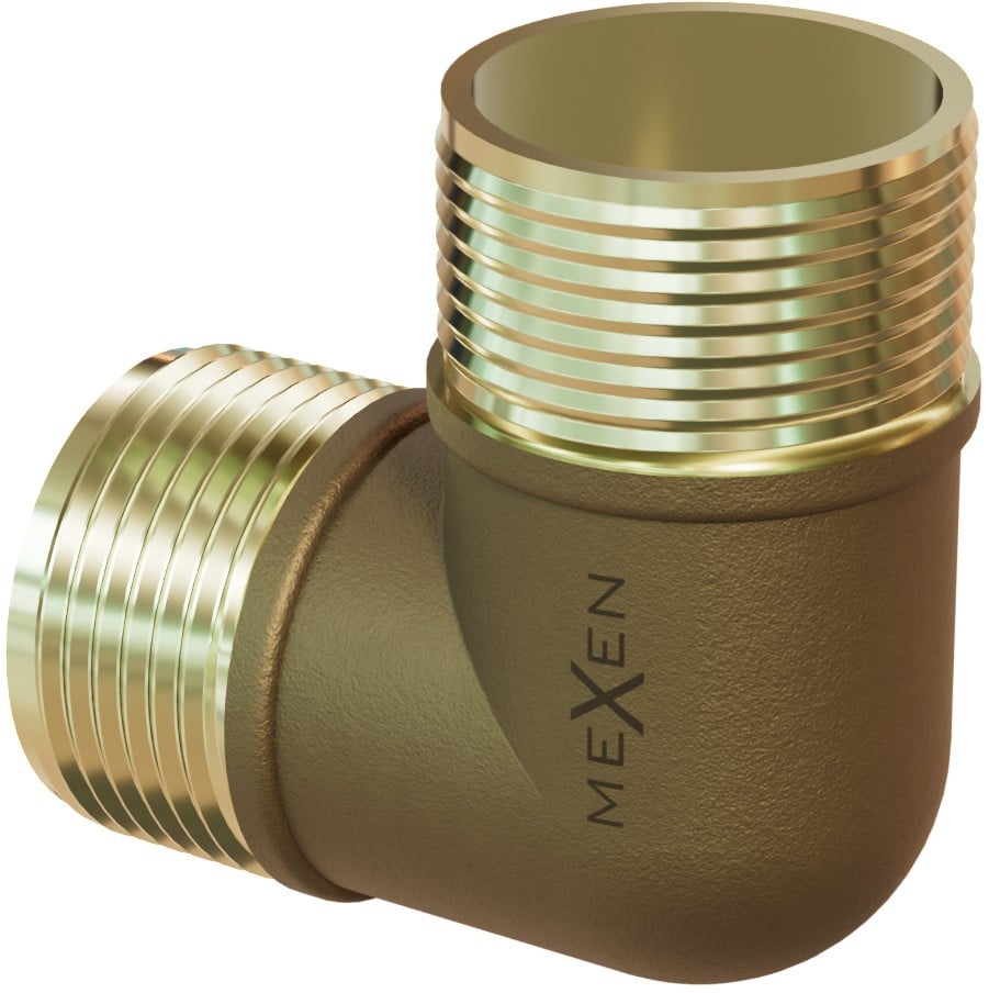 Mexen BRASS kolano mosiężne 1/2 GZ x 1/2 GZ - W97409-1212