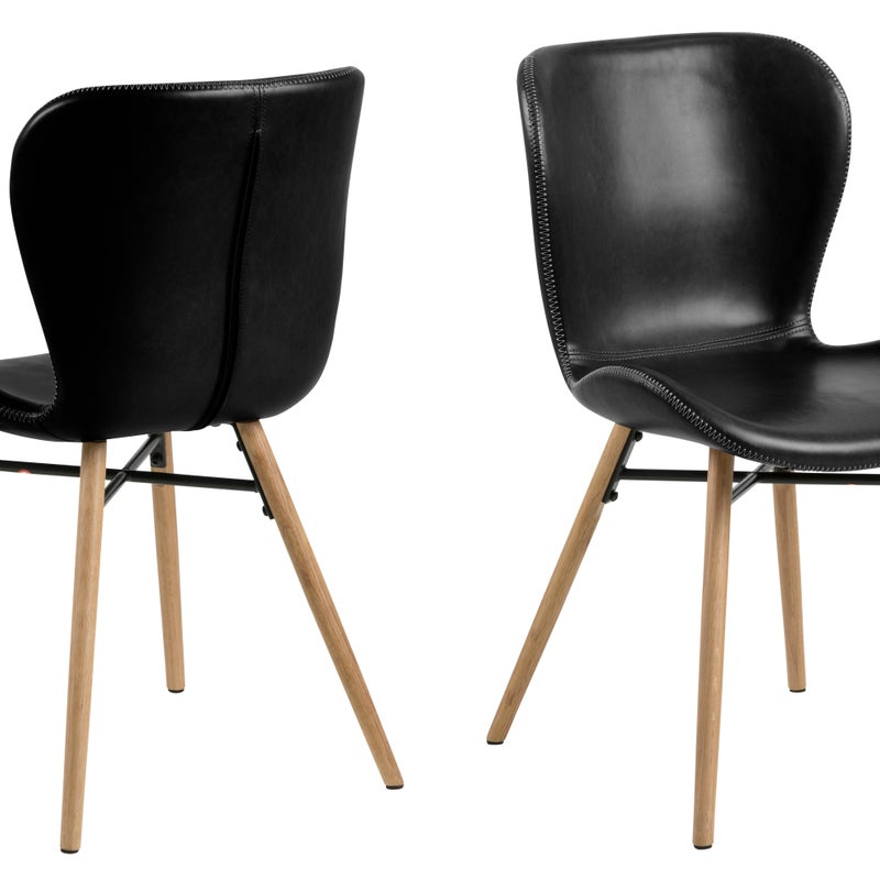 Bali Krzesło stołowe czarny.