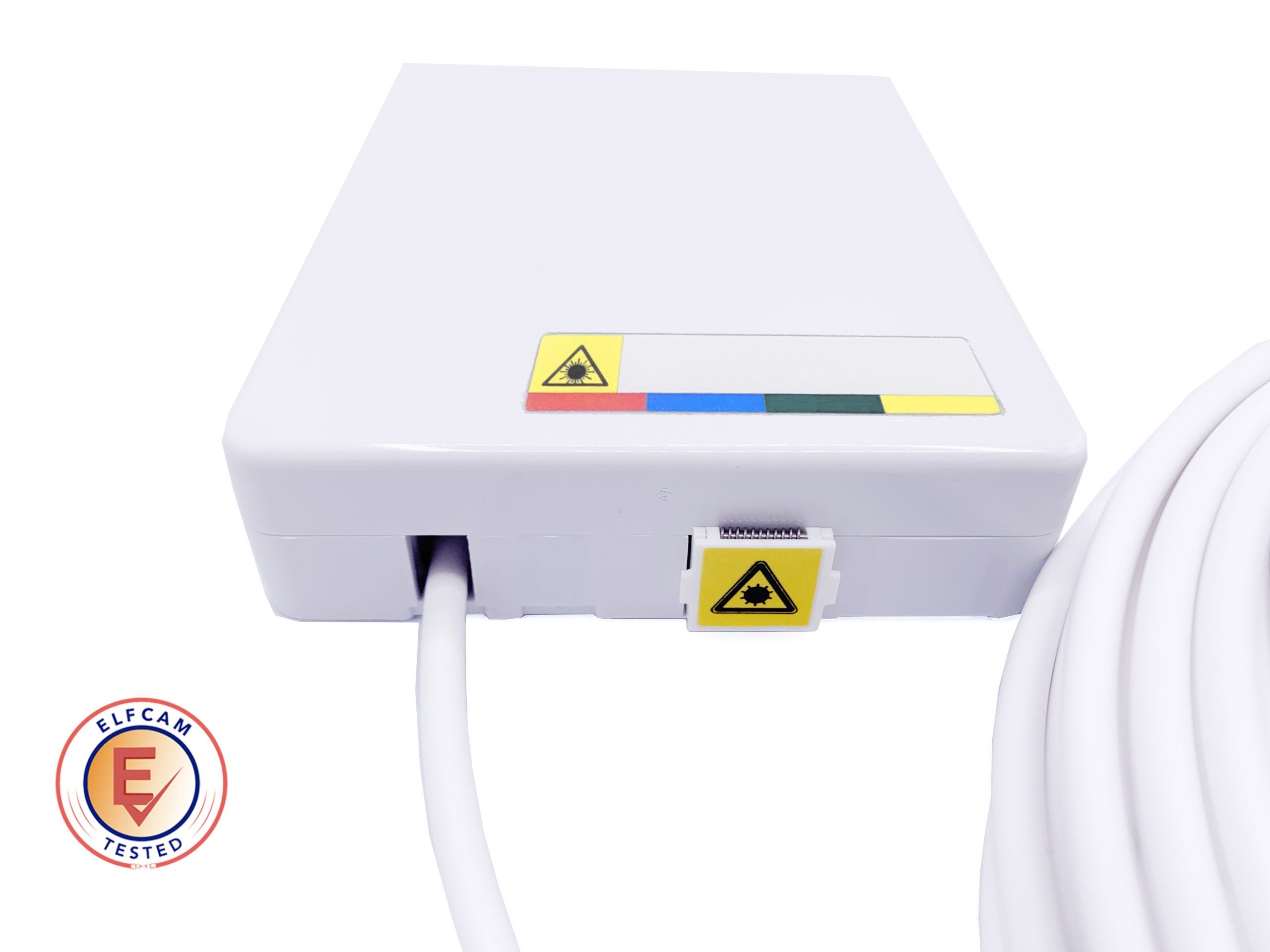 Elfcam® - 10 Metres Cable Fibre Optique Renforce SC/APC a SC/APC Simplex Monomode (Diametre: 4,0mm), Equipe d'une PTO, Rallonge Ut... Debit - 2