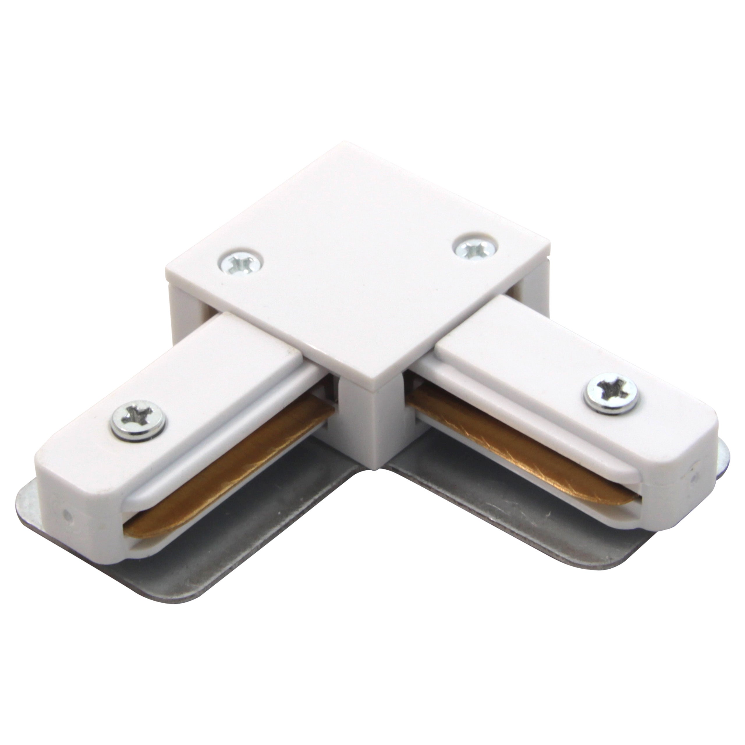 Łącznik 1-faza typ L 70x70x17mm IP20 wciskany do szyny biały XUDO