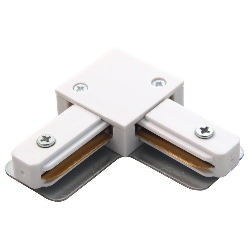 Łącznik 1-faza typ L 70x70x17mm IP20 wciskany do szyny biały XUDO