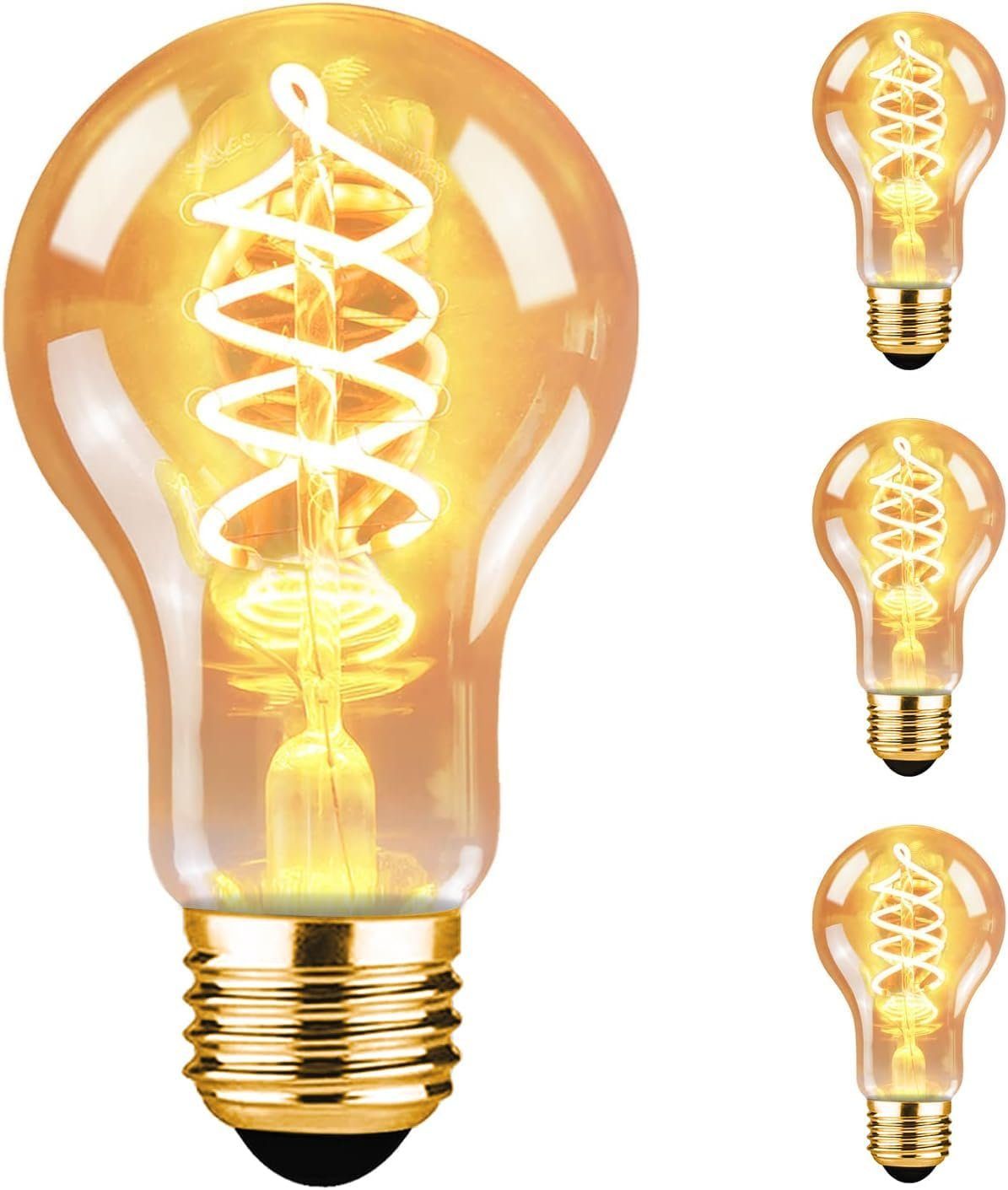 Lot De 3 Ampoules LED 3W E27 Blanc Chaud - Économie D'énergie A+++ - #SoutienUkraine - Neuf