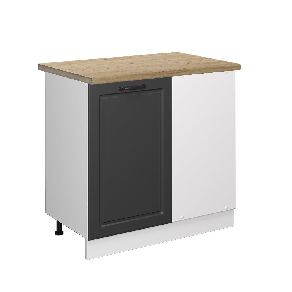 Vicco Szafka narożna R-Line, Antracytowy domek wiejski, 86 cm , BP Dąb