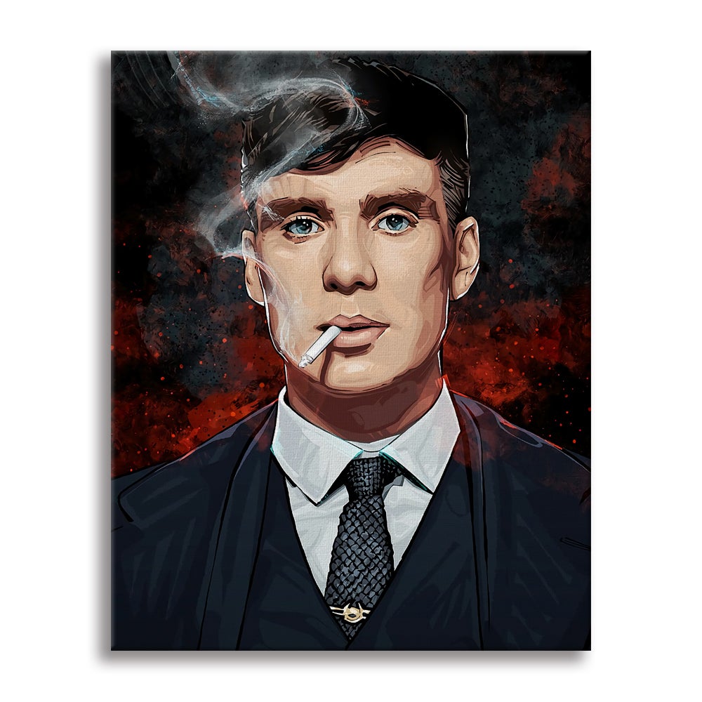 Peaky – współczesny obraz na płótnie na drewnianej ramie, format 50x70 cm