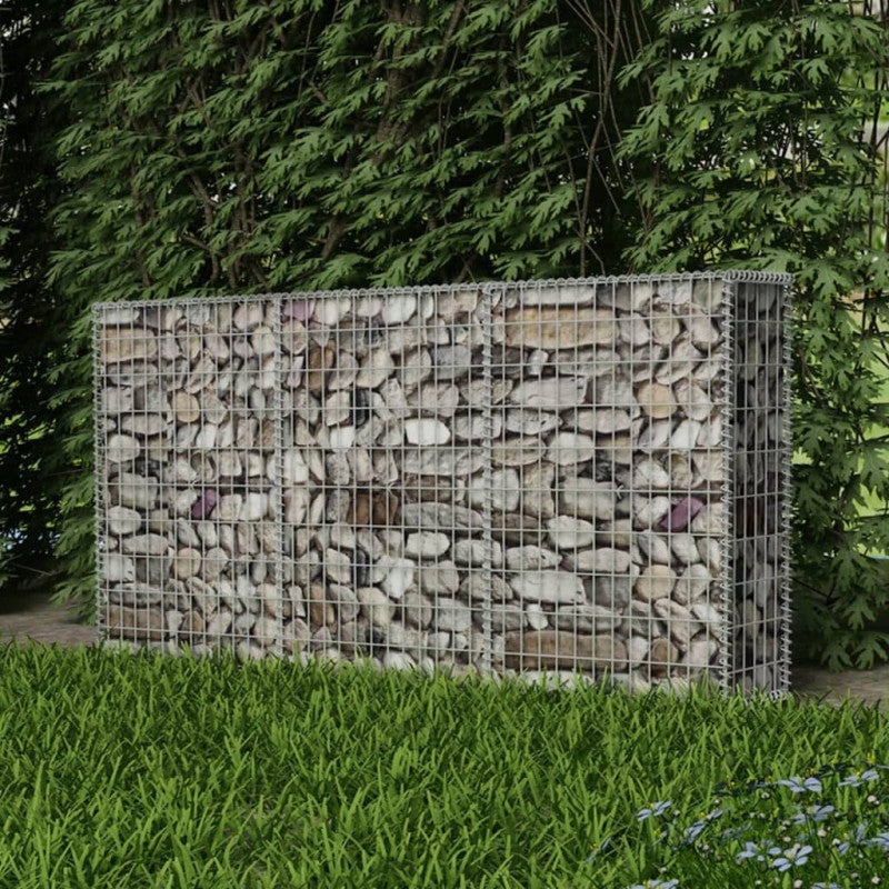 Cesta de muro de gaviones acero galvanizado 200x30x100 cm vidaXL - 3