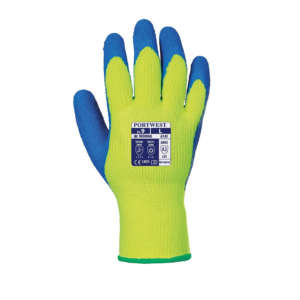 Gants Cold Grip Portwest Jaune / Bleu 9 - 2