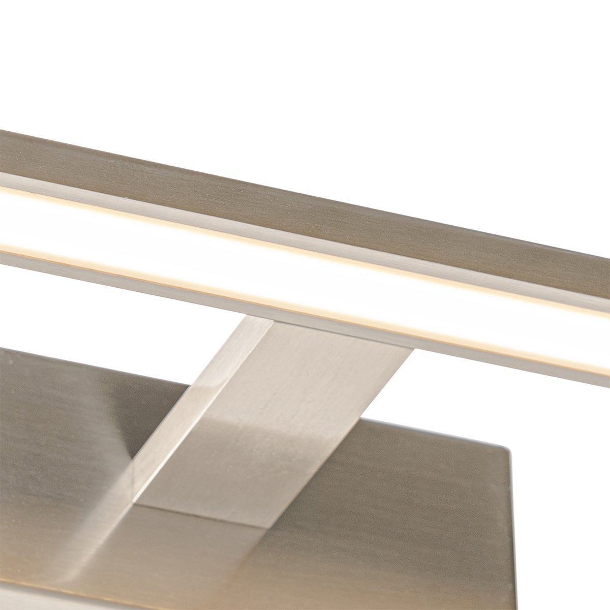 Qazqa design applique murale - Jerre - acier, led intégrée 13w incluse, Integrated led, 2700k, blanc chaud, 41.5cm, IP44, idéal - 3