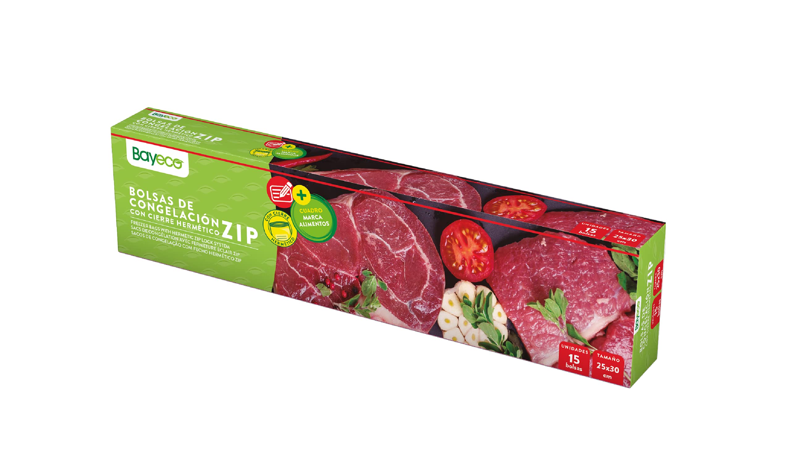 Sacchetti Con Chiusura A Pressione A Doppia Tasca In Plastica 50% Riciclata - RAJA - Foto 11