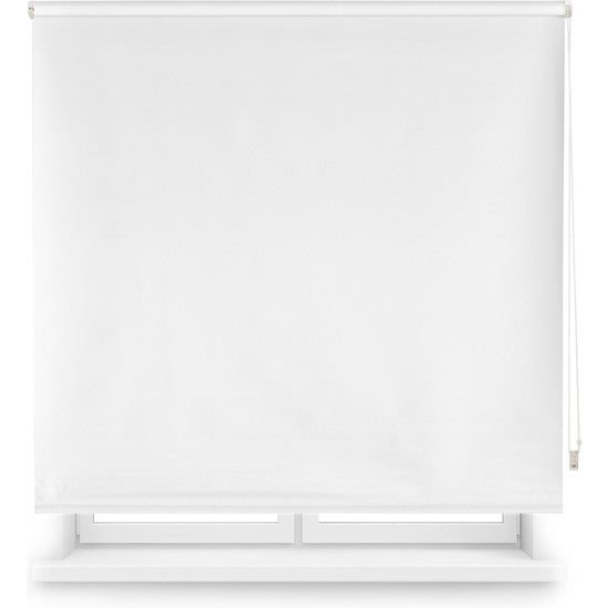 Estor enrollable opaco a medida - estor opaco tamaño 135x175 - estor enrollable color blanco roto | blindecor
