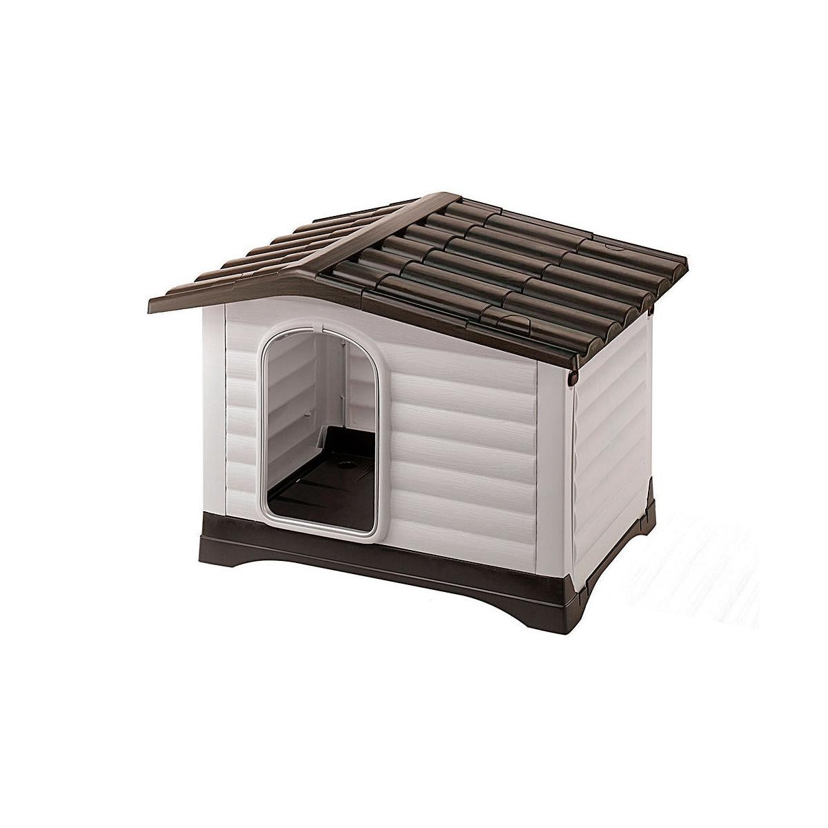 Caseta de plástico Ferplast Dogvilla para perros - L: 111 x 84 x 79 cm (L x An x Al)