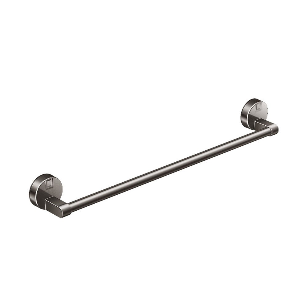 Porte-Serviettes Ventouse Noir 42,8 Cm - Support Mural Inox Sans Percage Pour Salle De Bain Et Cuisine