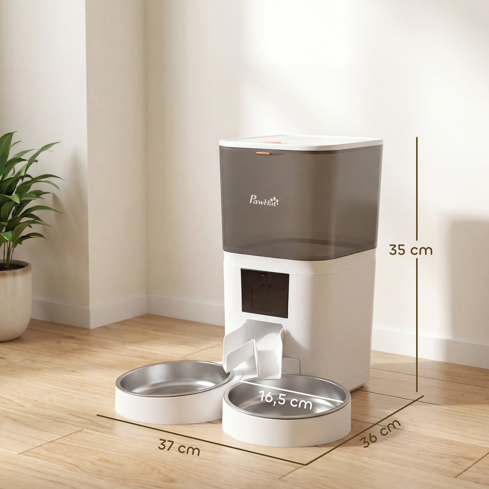 Distributeur croquettes chat automatique aBS PawHut - 3