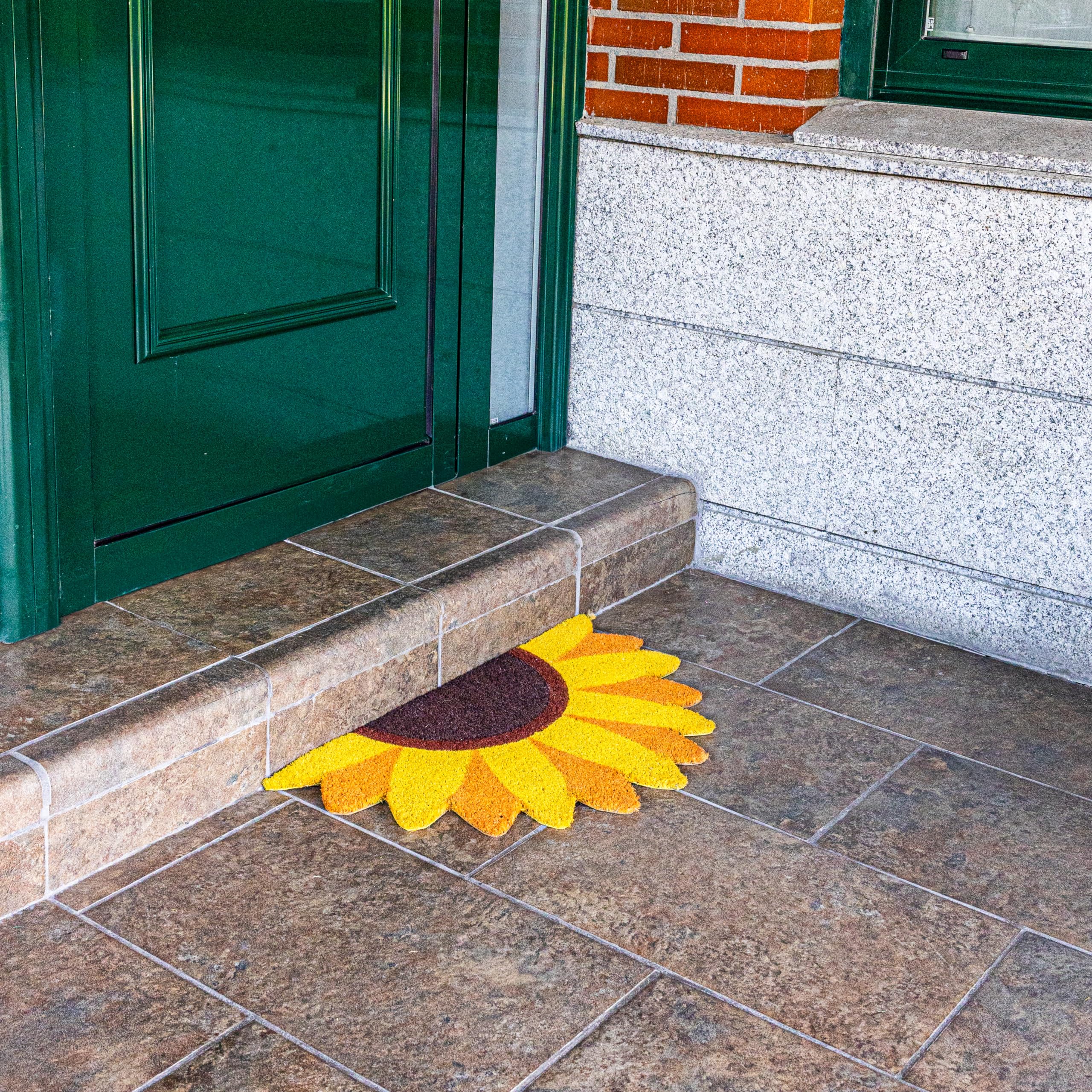 Zerbino In Cocco Dipinto A Mano Fisura - 70x40cm, Design Moderno Con Fondo Antiscivolo - Foto 9