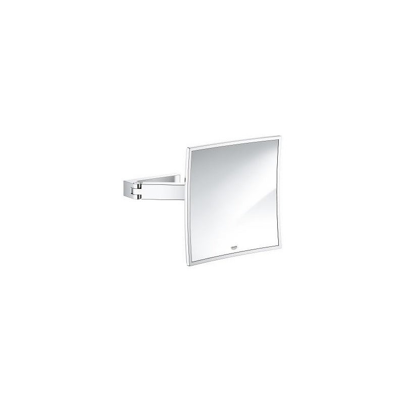 GROHE Selection Cube Reservepapierhalter – Metall, Wandmontiert, StarLight Oberfläche