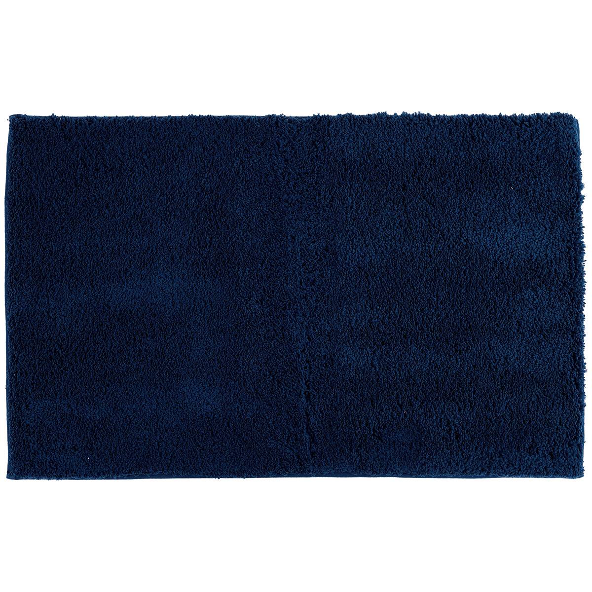 Tapis d'entrée vintage 50x80 cm en polyester orange et bleu - FAGUO