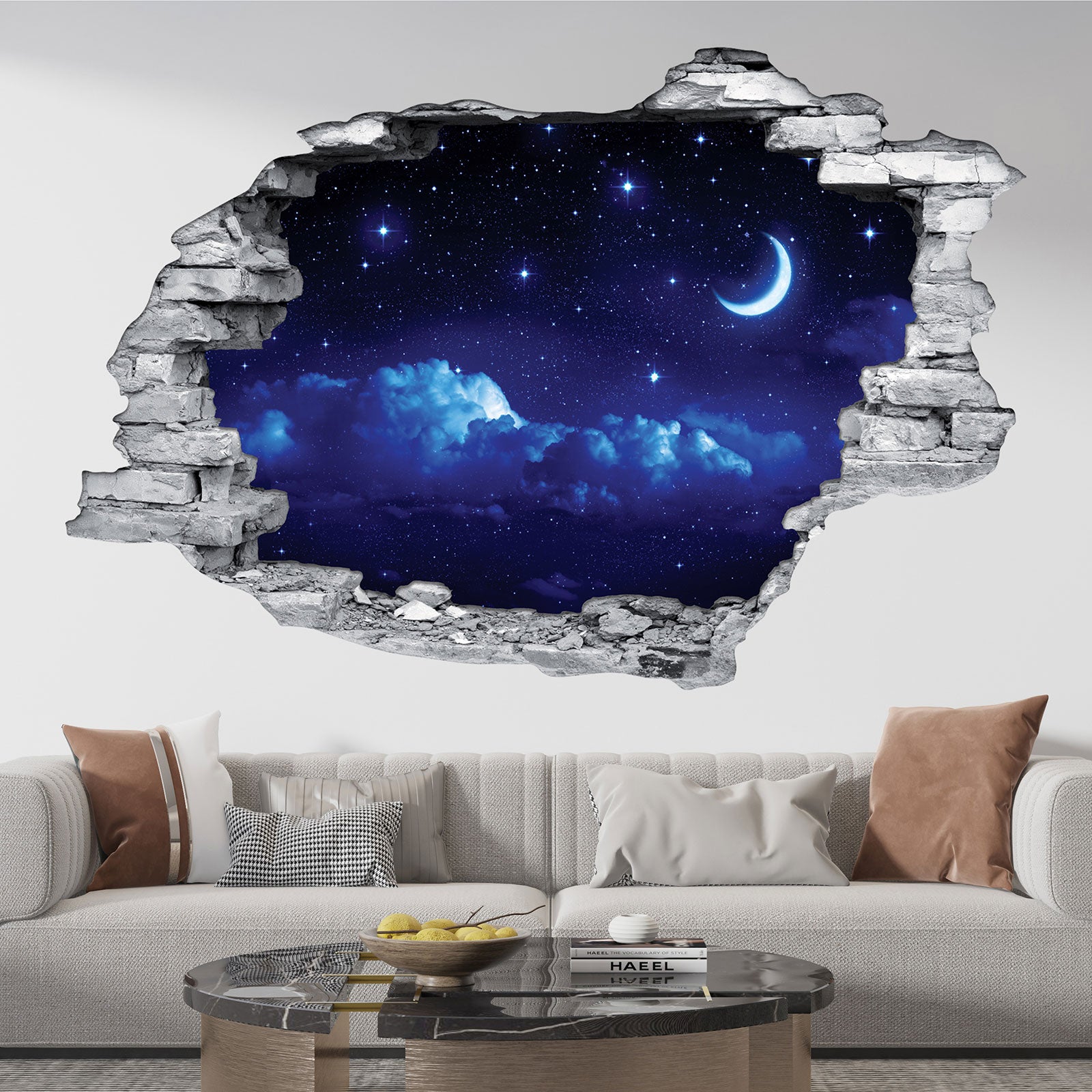 3D WALL STICKERS, NICHE ILLUSION SET, REMOVABLE