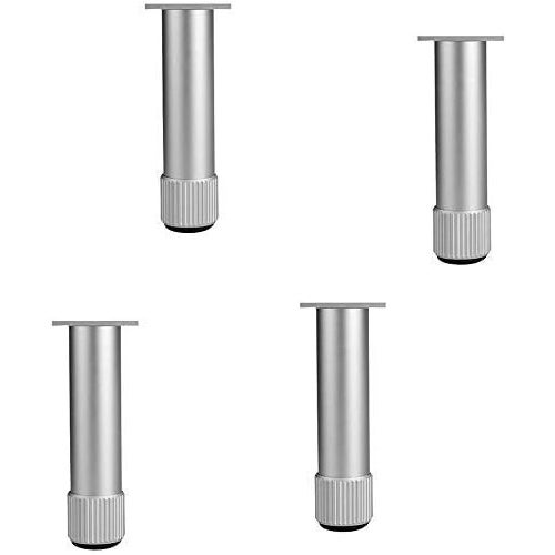 4 Gambe Per Mobili In Alluminio 80mm - Piedini Regolabili Per Divani, Tavoli, Cucina, Nero - Foto 12