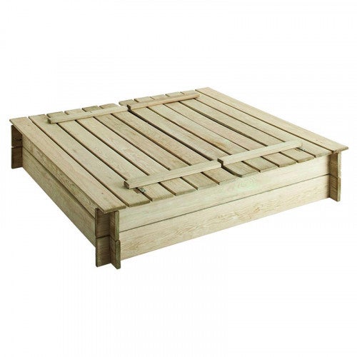 Bac À Sable Carré Avec Bancs Intégrés - 2