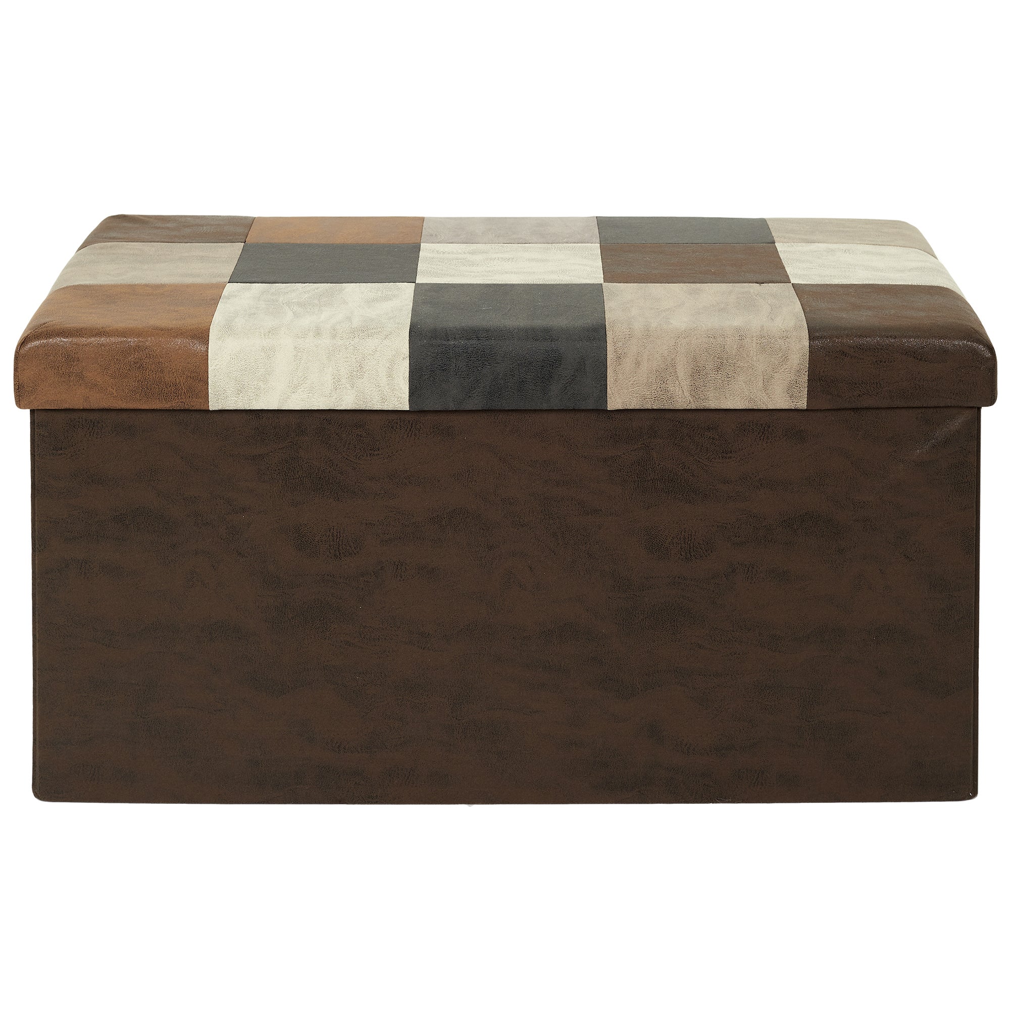 Coffre Banc Pliable - Home Deco Factory - Marron - 2