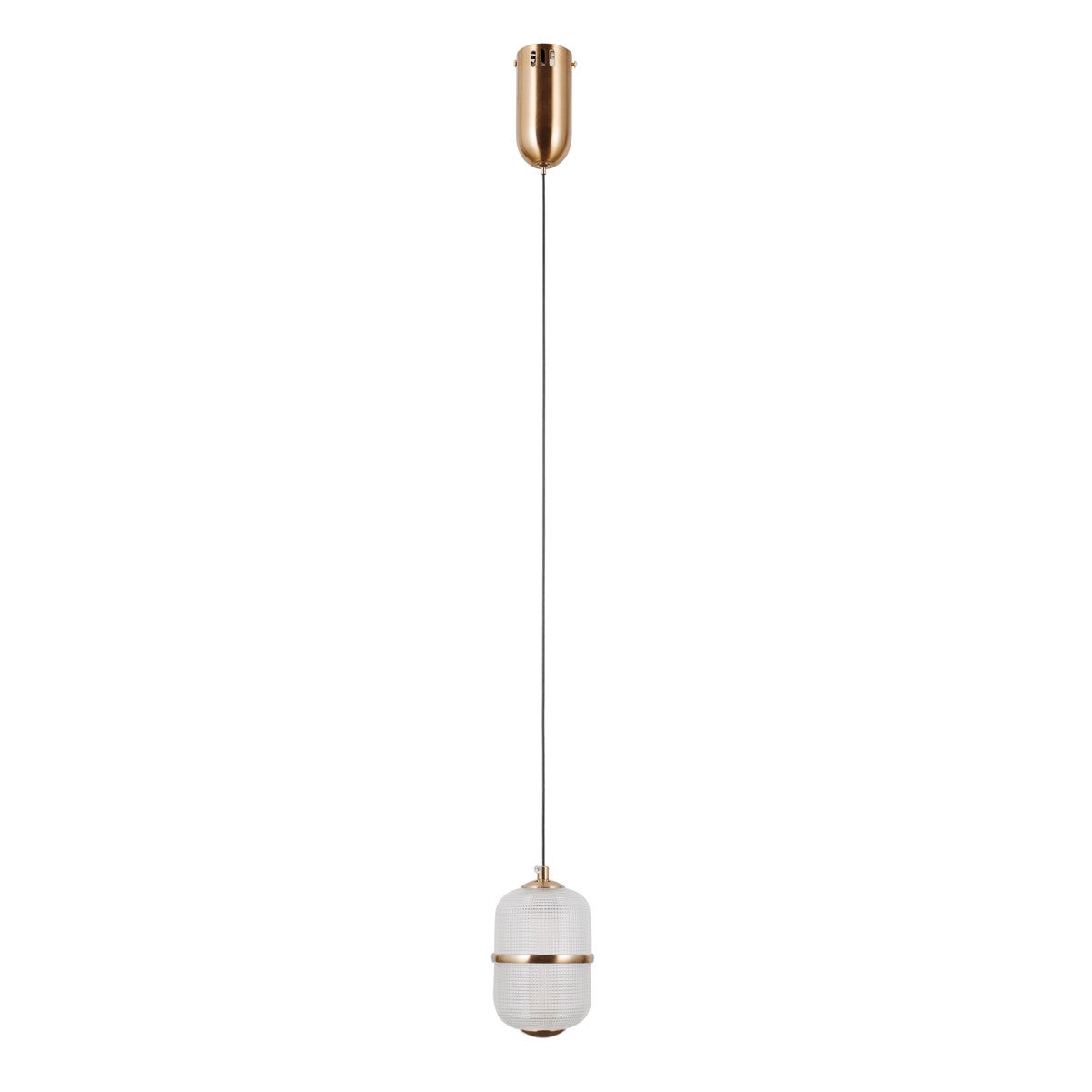 Lampa wisząca ALANI LED 6W Ciepła biel 588lm złota wym: 120 x 10 x 10 cm Italux