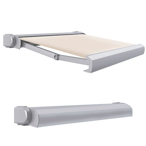 Toldos cofre con brazo extensible a medida color blanco 300x200 - cortinadecor
