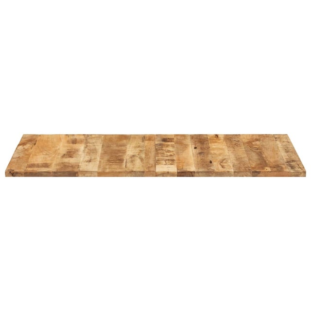 Plateau de table en bois de manguier massif 25-27 mm 140x60 cm- COMFORTXL