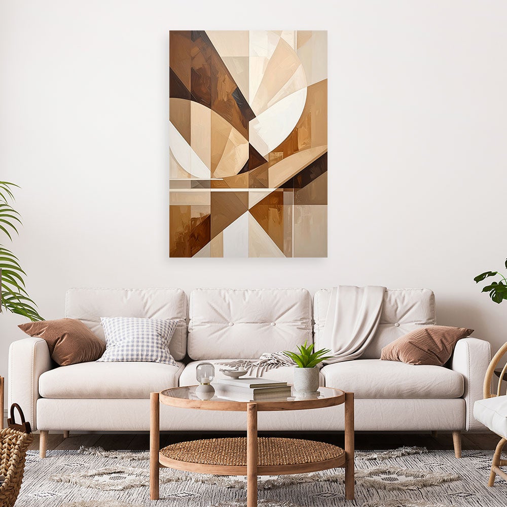 Obraz do salonu sypialni kuchni, Kształy Figury Geometryczna Abstrakcja 60x90 - 2