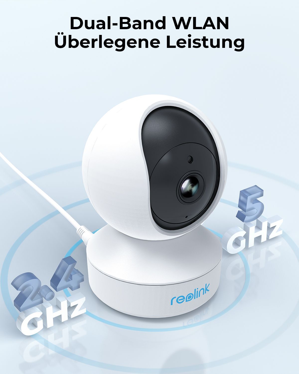Caméra de surveillance 2K WiFi PT interieure filaire, Reolink E1 Pro, 2Pack - 6