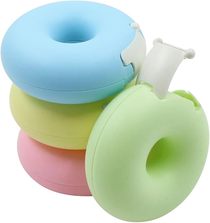 Distributeur De Ruban Adhésif En Forme De Bloc - 4 Couleurs, Pour Bureau, école, Compatible Rouleaux 19 Mm