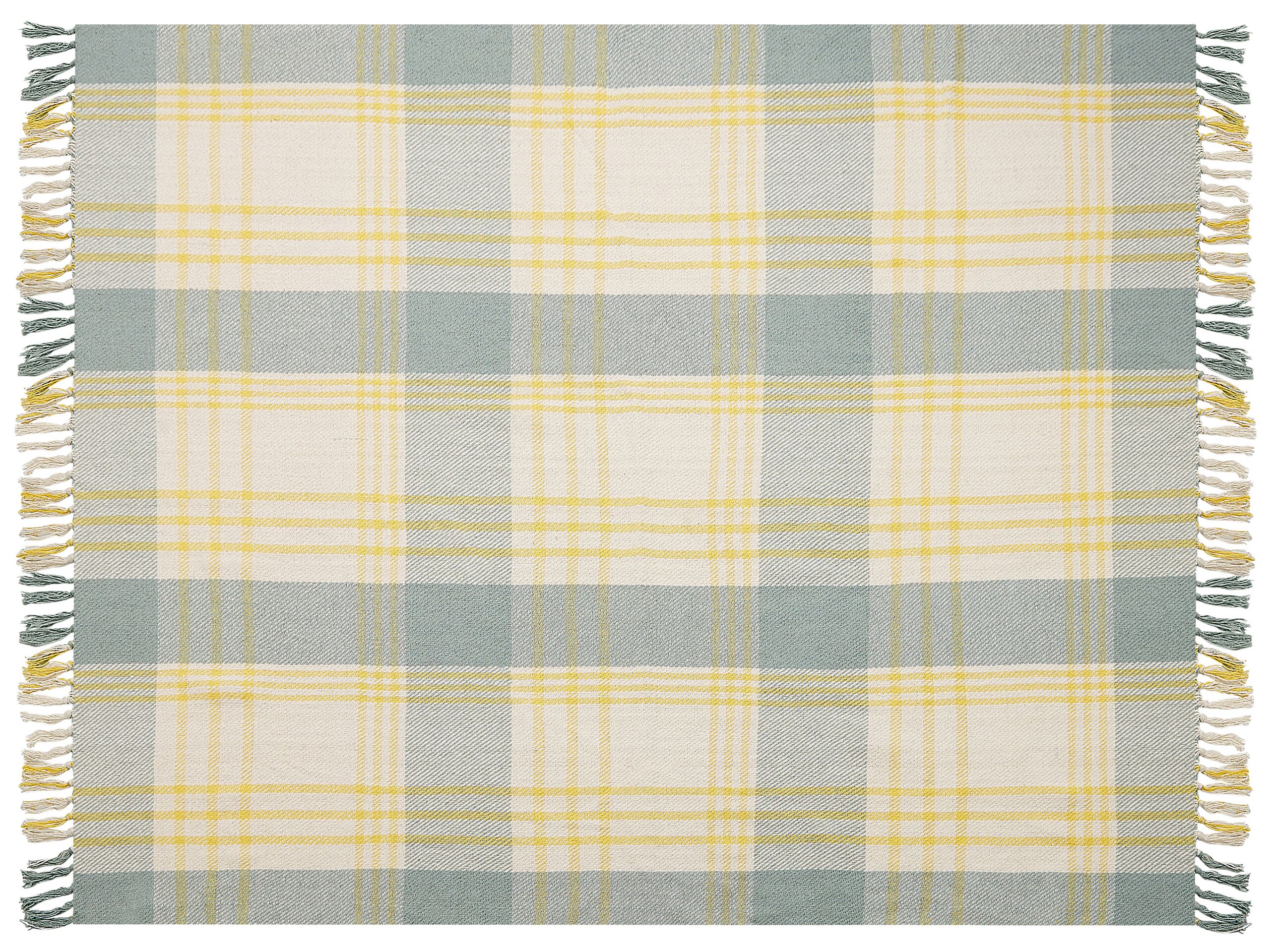 Couverture BETALI Coton 125 x 150 cm Jaune - 4