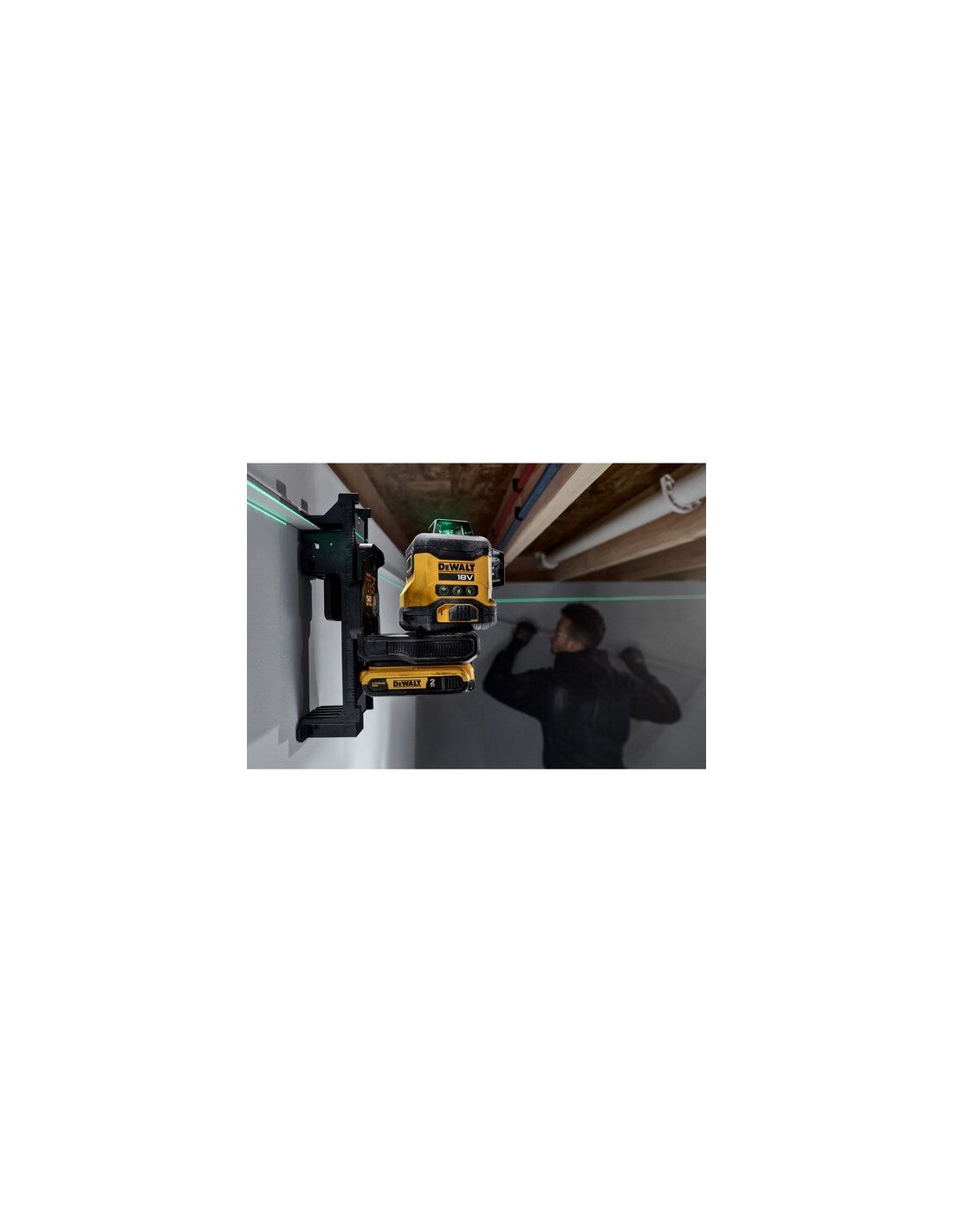 DEWALT Laser Multilinea Verde 3x360° 18V 2Ah - DCLE34031D1-QW - 8