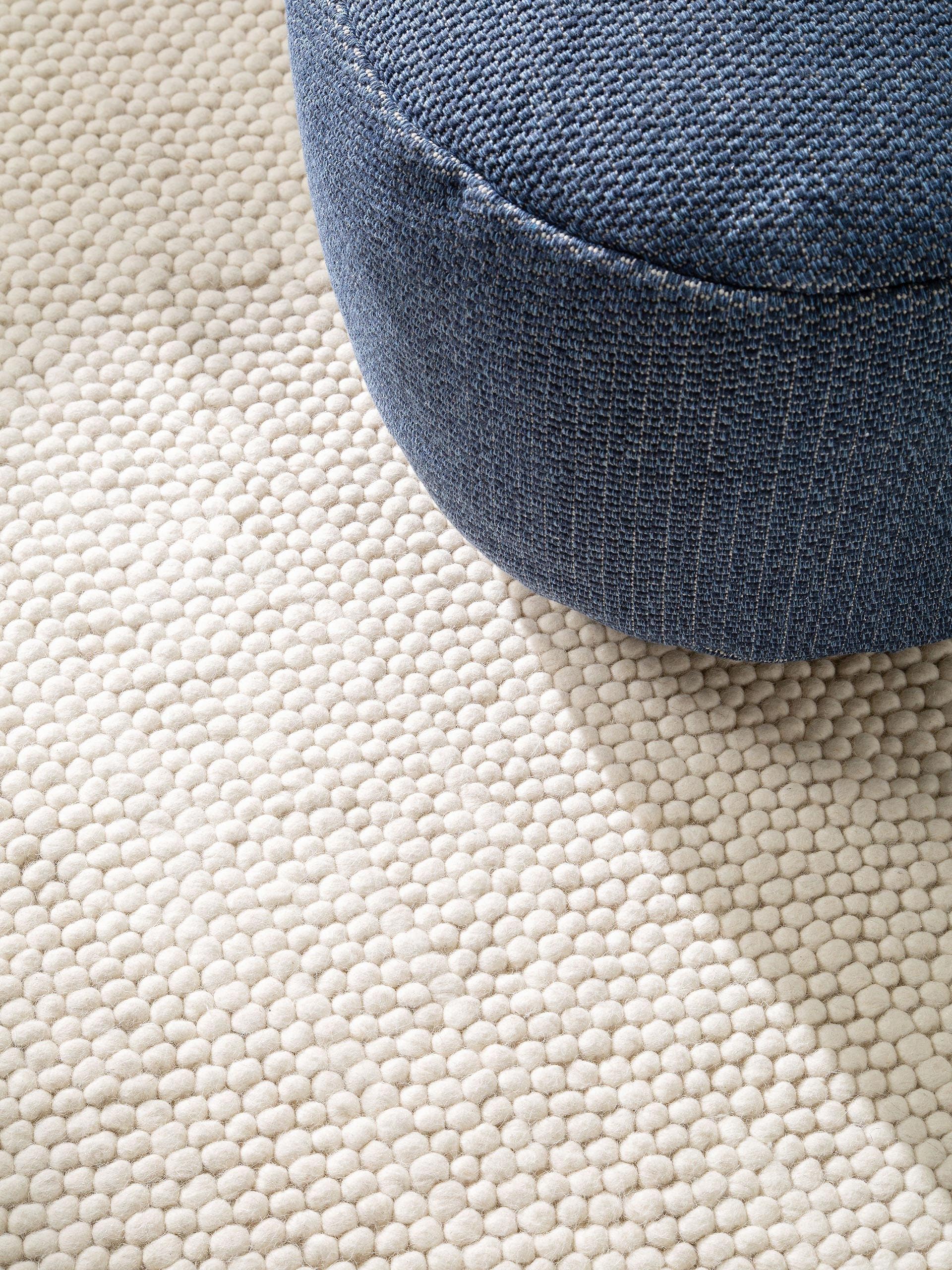 BENUTA - Tapis de laine Beads crème 160x230 cm - 7