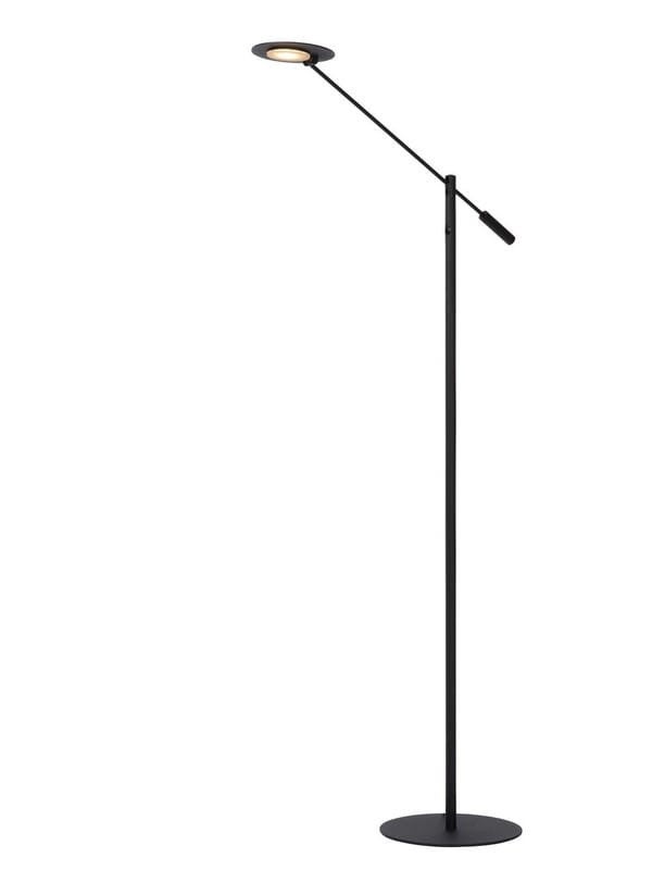 Lampa podłogowa stojąca Anselmo czarna LED 9W 3000K 640lm wym: 140 x 25 x 25 cm metal Lucide