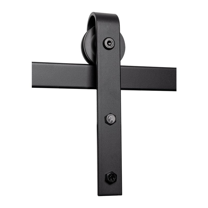 System drzwi przesuwnych PSG Barn Door wzór Simple stalowy czarny 2000 mm 1 szt. - 2