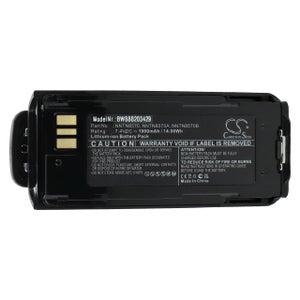 Batterie De Remplacement Pour Talkie-walkie Motorola PMNN4434 – 2100mAh Li-ion 3,7V – Compatible PMNN4434A/AR