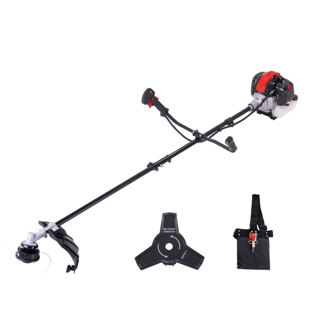 Scheppach Débroussailleuse thermique PBC520 - 52 cm³ - moteur 2 temps - largeur de coupe fil/lame 430/255 mm - réservoir 1,2L