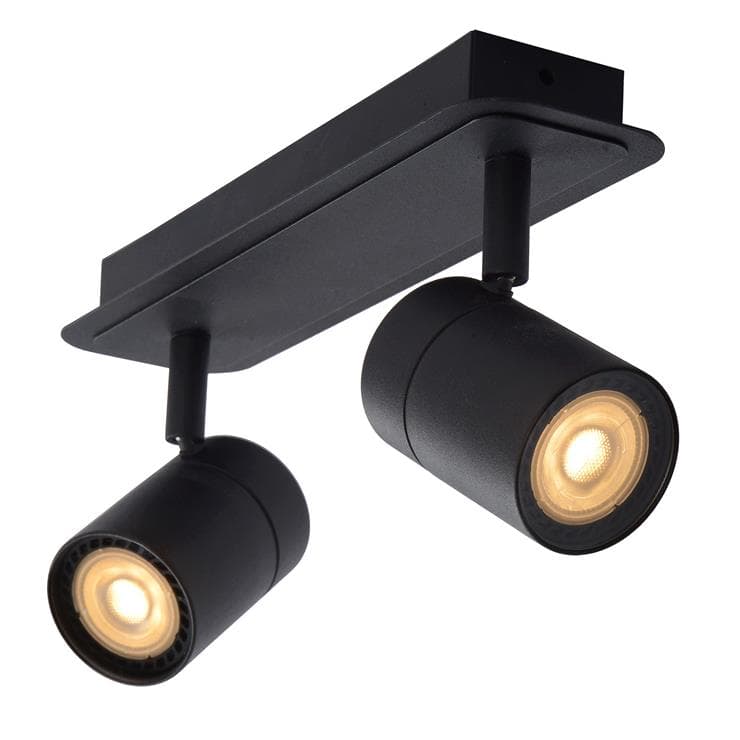 LENNERT-Spot/Plafonnier salle de bain 2 lumières L28cm - - 2