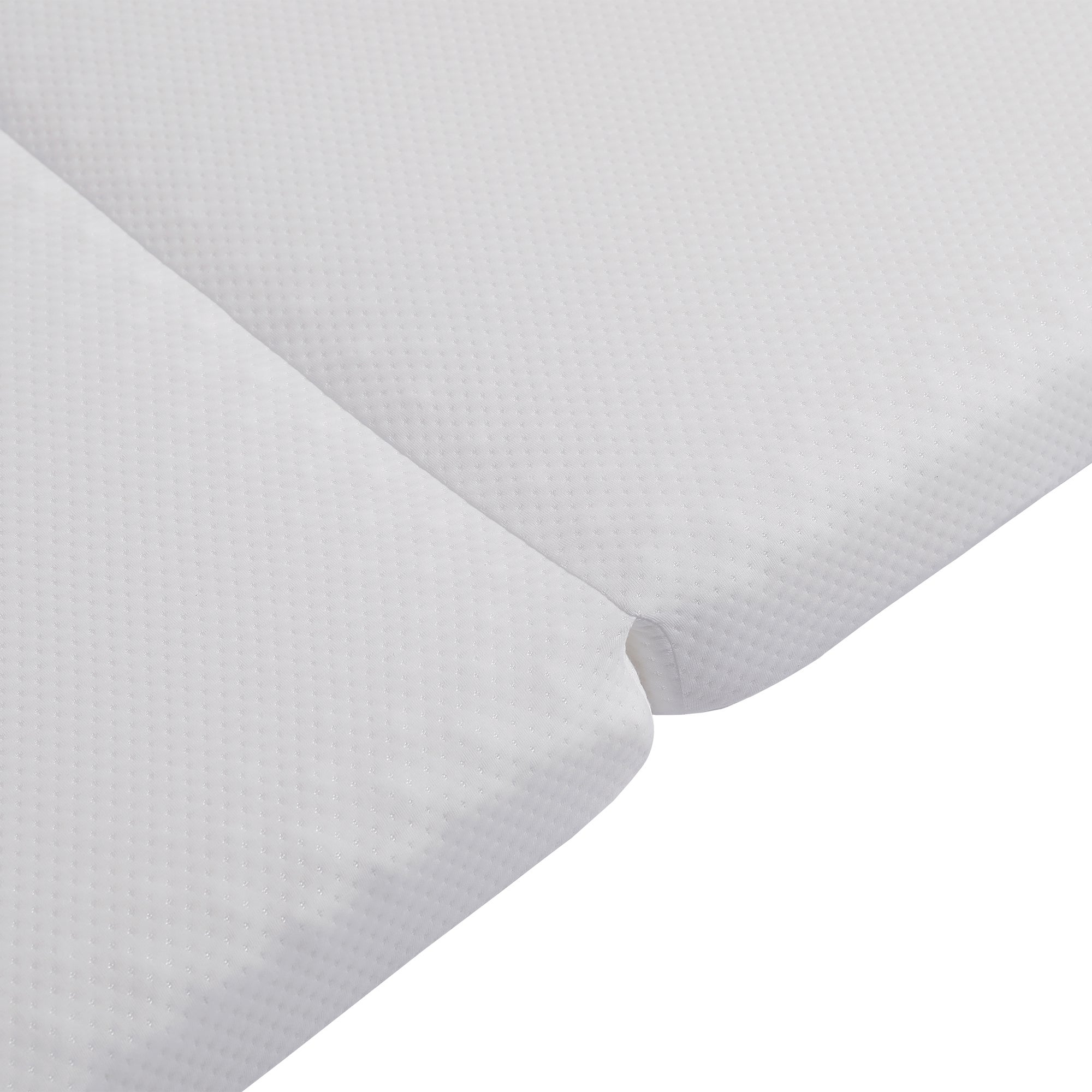 Matelas pliable 140 x 100/200 cm en mousse 23D - Fermeté H3 - Epaissseur 10 cm - Emballage compressé - 9