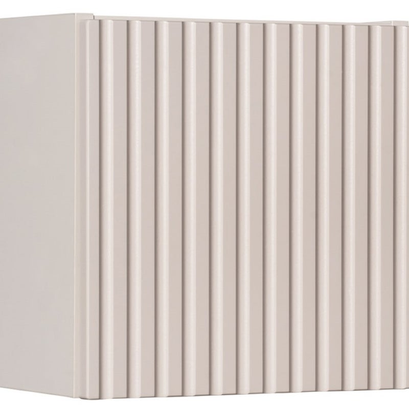 Szafka łazienkowa NOVA 30 cm kaszmir kostka wisząca ryflowany front 1 drzwi