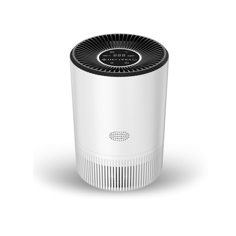 Oczyszczacz powietrza, domowy, sterowanie inteligentną aplikacją, zapachy, PM2.5, filtr HEPA, cicha praca, biały